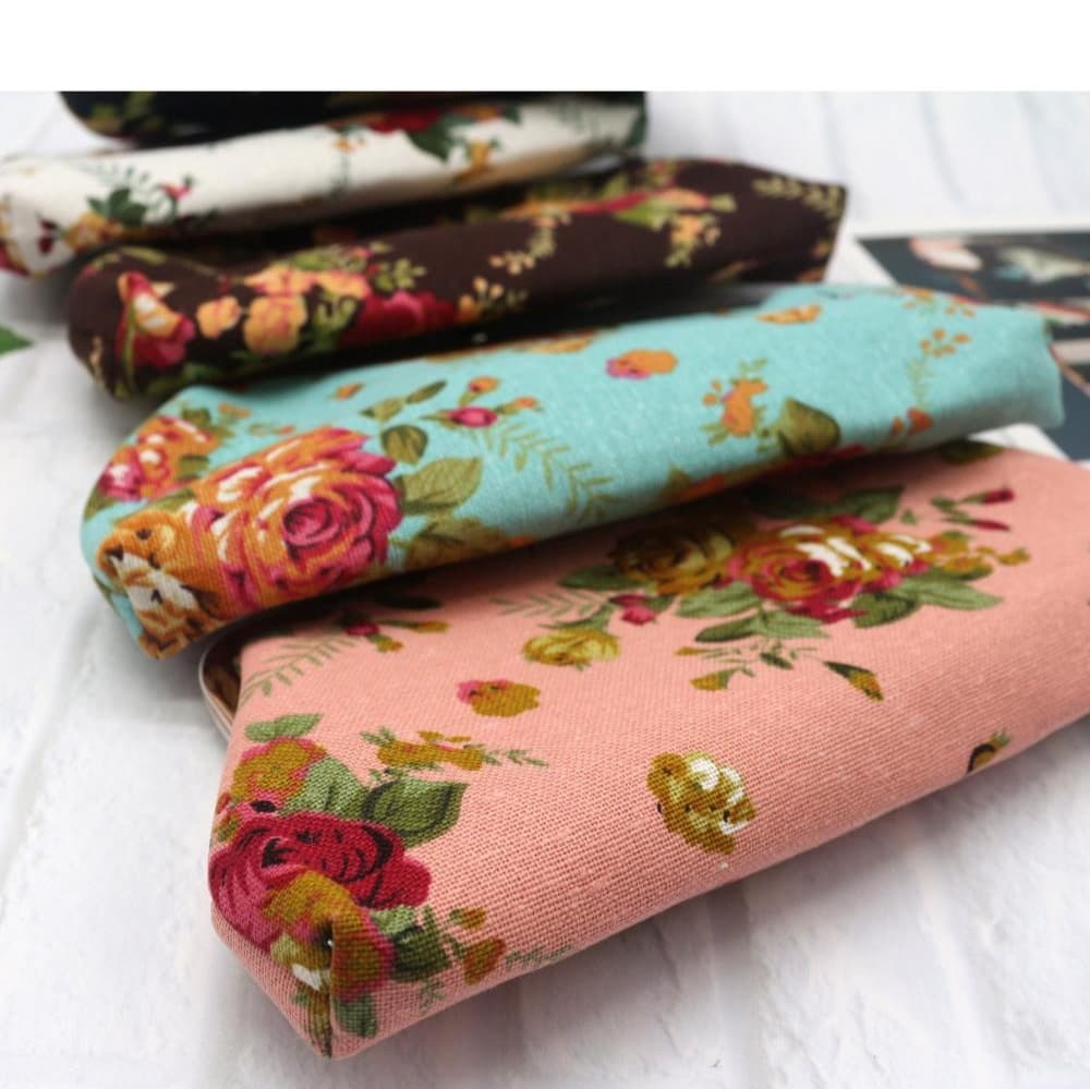 二つ折り財布 花柄レトロがま口 小物入れ財布