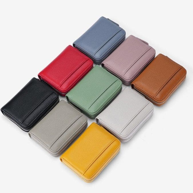 二つ折り財布 多機能収納アコーディオン財布