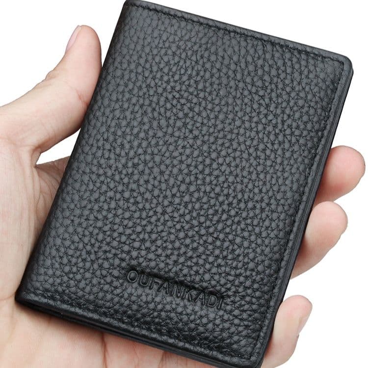二つ折り財布 本革 薄型 カード収納 フラグメントケース