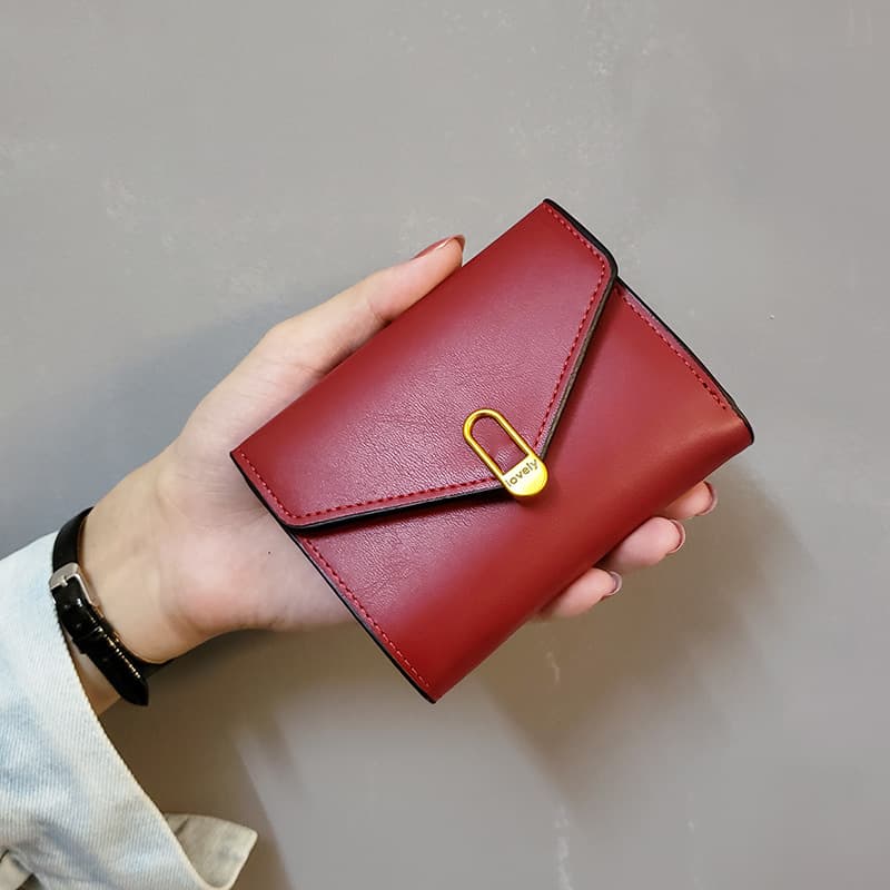 コンパクト財布 小銭入れ付き財布 4色展開