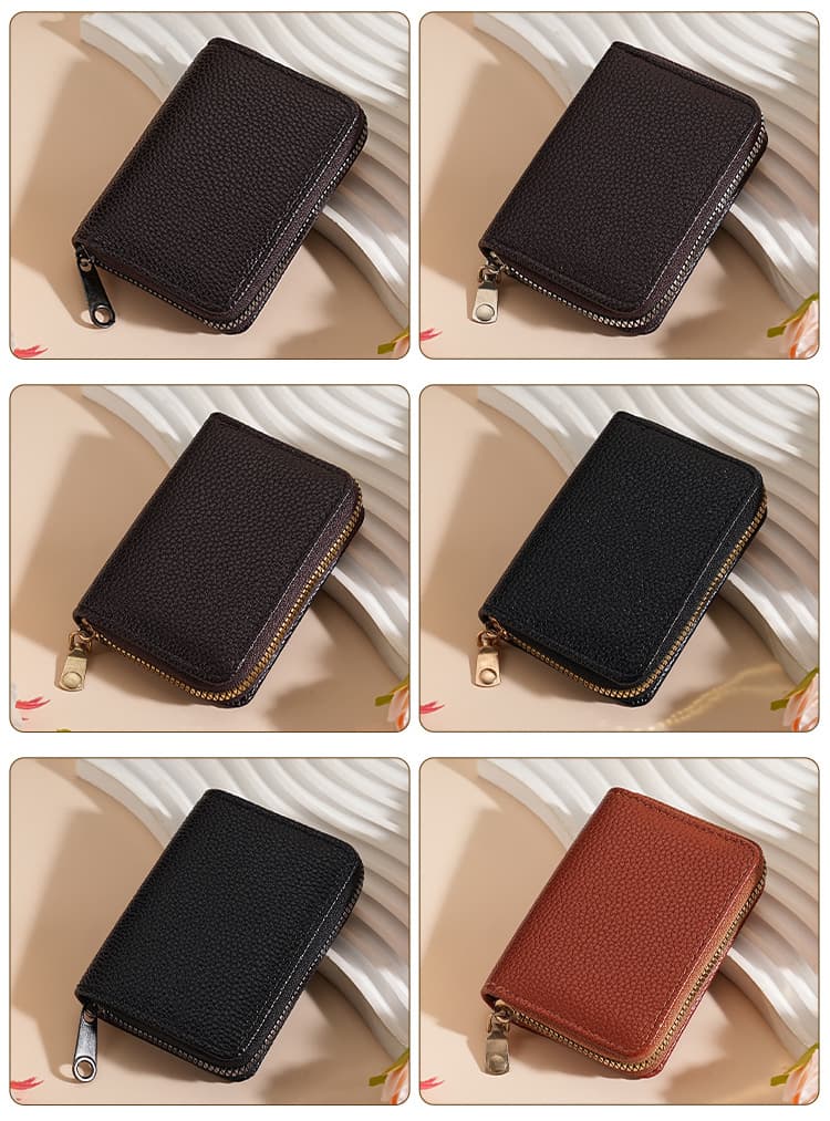 スマート収納 本革仕様 二つ折り財布