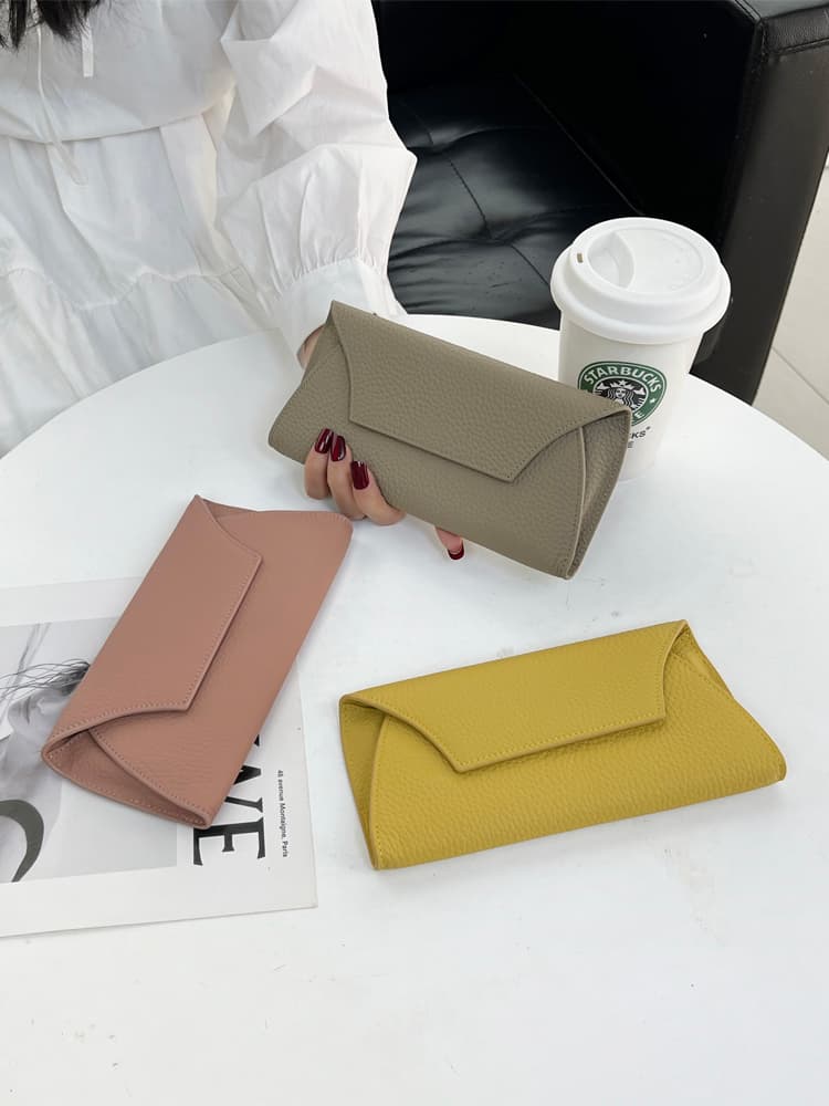 二つ折り財布 シンプル封筒型お財布
