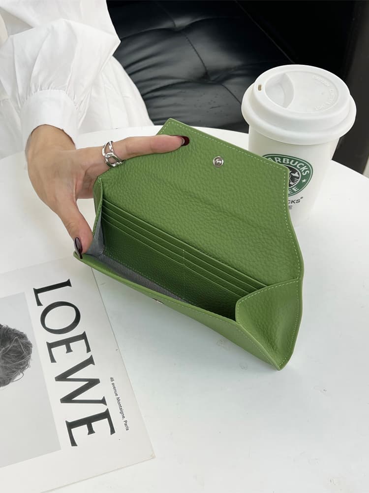 二つ折り財布 シンプル封筒型お財布
