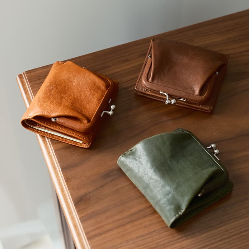 職人手作り がま口財布
