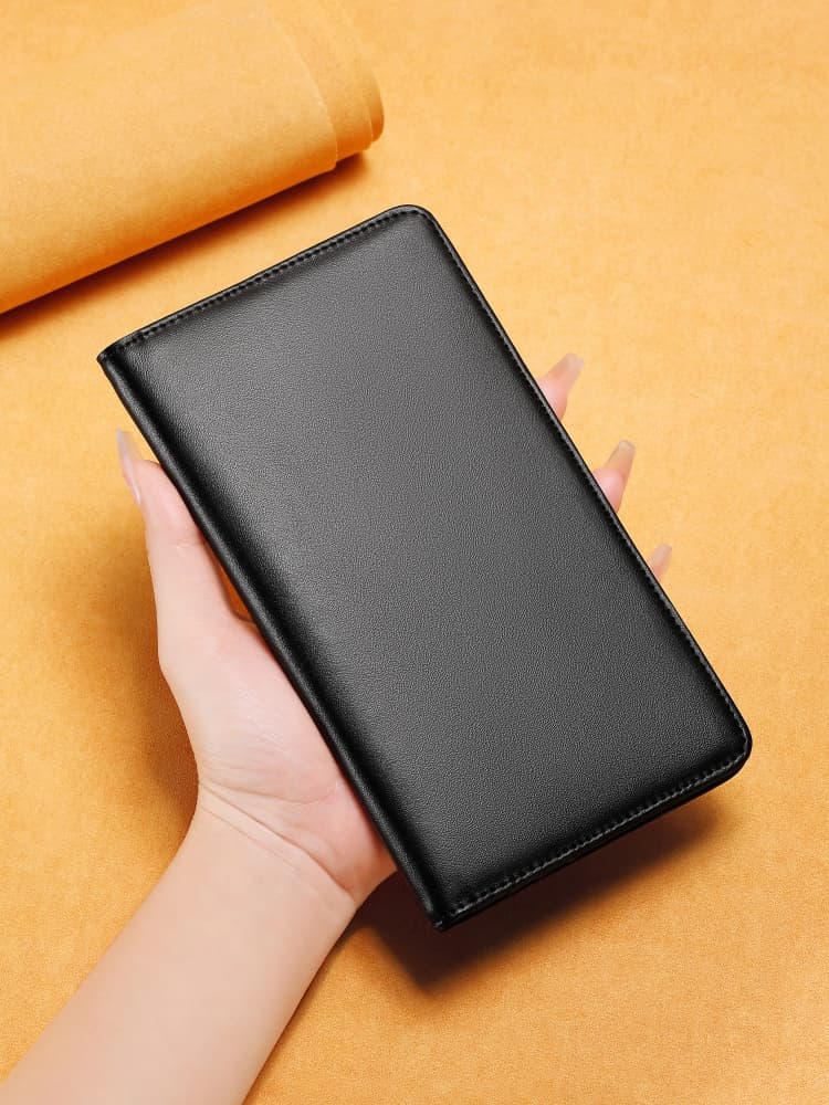 二つ折り財布 多収納カード入れ 薄型長財布