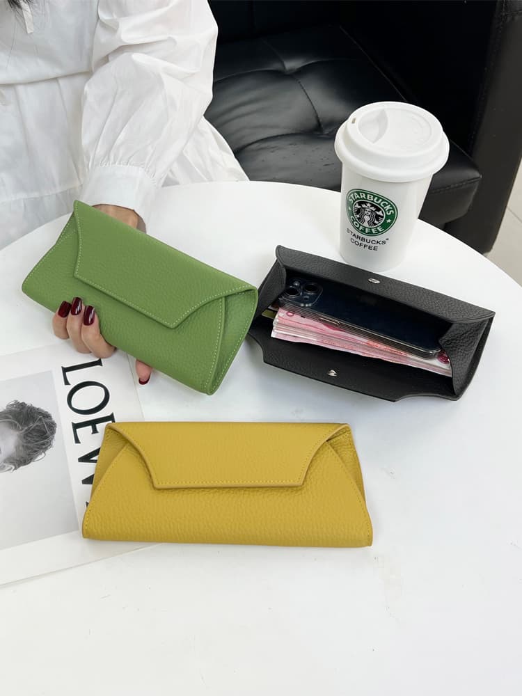 二つ折り財布 シンプル封筒型お財布
