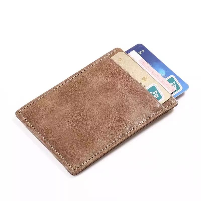 二つ折り財布 本革スリム薄型カードケース